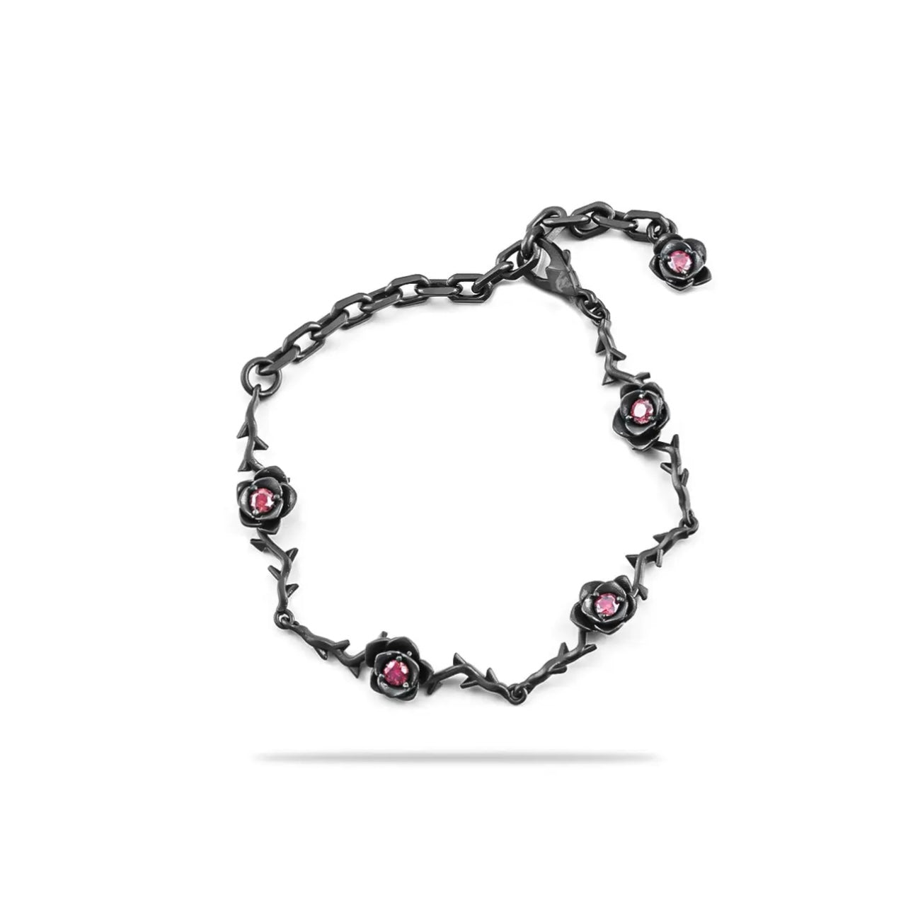 Lotuskiss Moissanite Thorny Rose Handmade Couple Bracelet Versatile Trendy Original Design